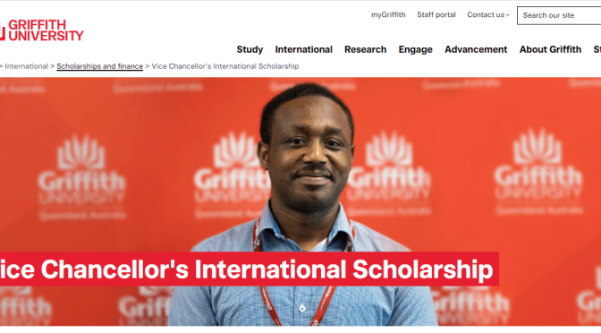 GRIFFITH UNIVERSITY VICE CHANCELLOR’S INTERNATIONAL SCHOLARSHIP