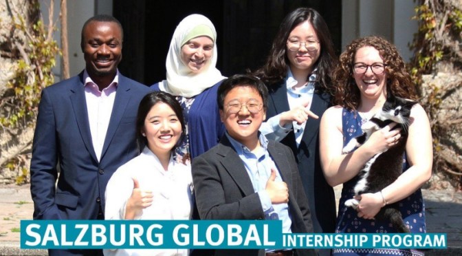 INTERNSHIP PROGRAMS AT SALZBURG GLOBAL SEMINAR