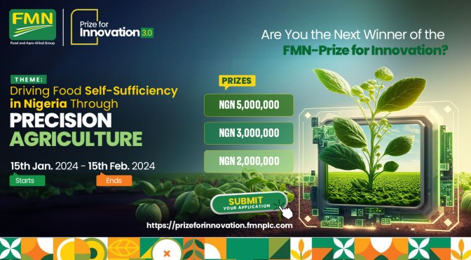 FLOUR MILL OF NIGERIA PRIZE FOR INNOVATION