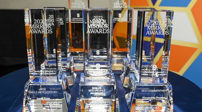 MIRROR AWARD FOR JOURNALISTS