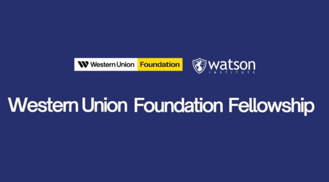 WESTERN UNION FOUNDATION FELLOWSHIP