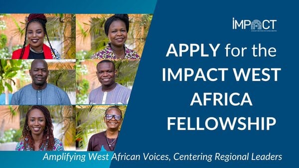 ASPEN GLOBAL INNOVATORS GROUP IMPACT WEST AFRICA FELLOWSHIP