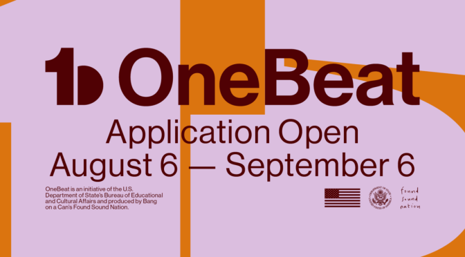 FOUND SOUND NATION: ONEBEAT MULTINATIONAL MUSIC EXCHANGE PROGRAM