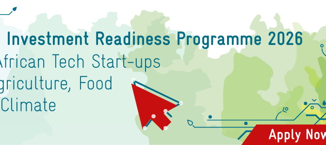 SAIS INVESTMENT READINESS PROGRAMME 2026 FOR AFRICAN TECH START-UPS IN AGRICULTURE, FOOD AND CLIMATE