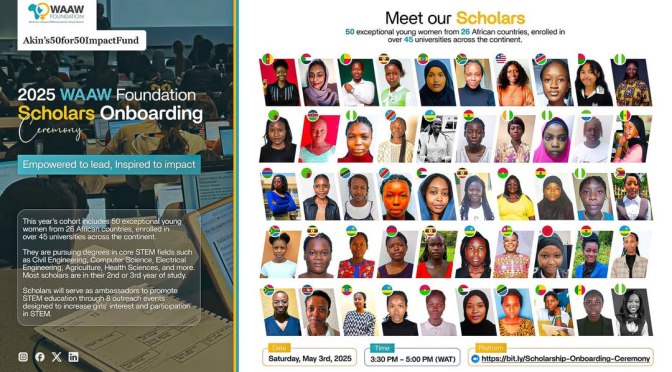 WAAW FOUNDATION SCHOLARSHIP STEM FOR BACHELOR PROGRAM