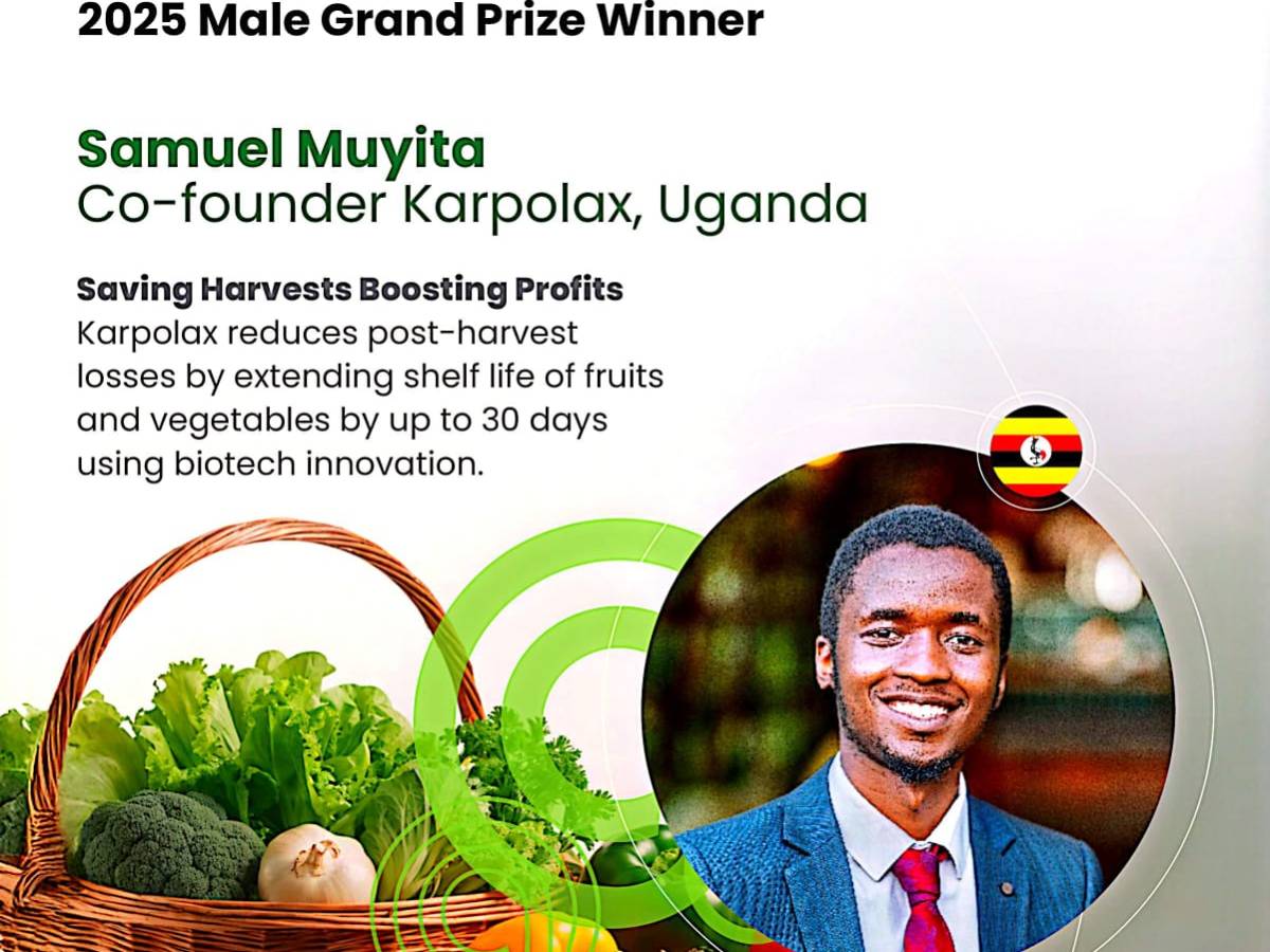 BOLDEST AFRICAN AGRIPRENEURS, FRONT AND CENTRE GOGETTAZ AGRIPRENEUR PRIZE COMPETITION 