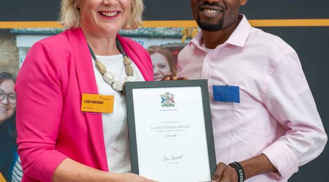 UNIVERSITY OF WESTMINSTER INTERNATIONAL POSTGRADUATE EXCELLENCE AWARD – JANUARY 2027