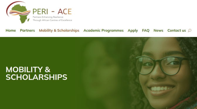 FULLY FUNDED EUROPEAN UNION INTRA-AFRICA PERI-ACE MOBILITY & SCHOLARSHIPS