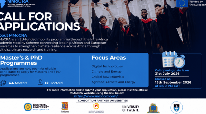 EUROPEAN UNION ACADEMIC MOBILITY FOR CLIMATE RESILIENCE ACROSS AFRICA