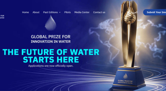 GLOBAL PRIZE FOR INNOVATION IN WATER